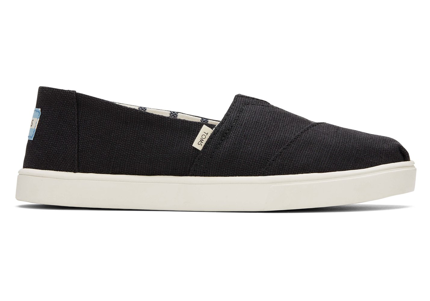 Toms Espadryle Damskie Czarne - Alpargata Cupsole Slip On - 64HYWMFCQ